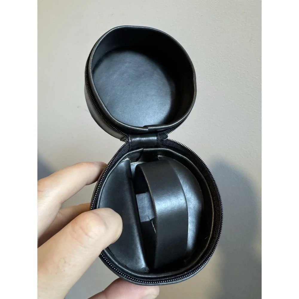 Watch Case Travel Storage Round Cylinder Shape With Fabric Interior